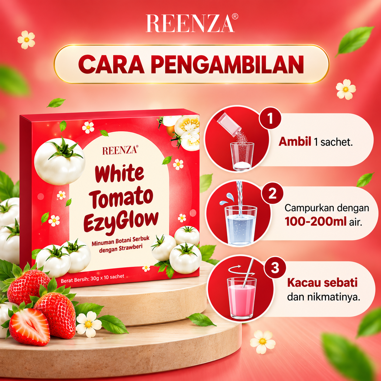 Cara Penggunaan White Tomato EzyGlow