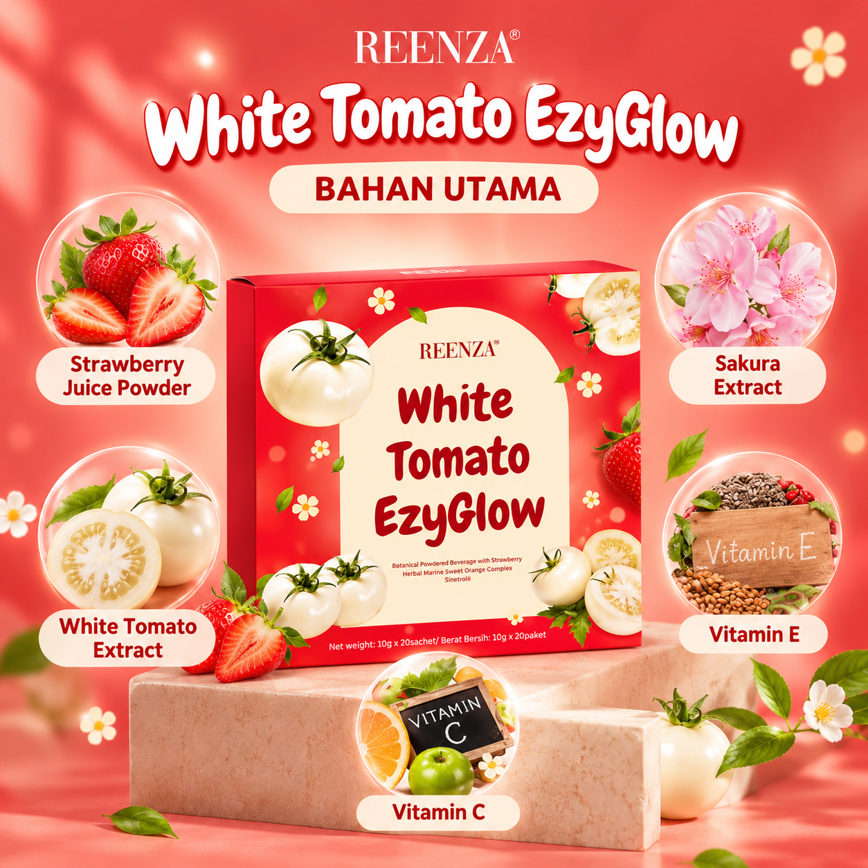 Bahan-bahan White Tomato EzyGlow